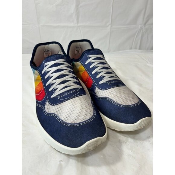 Psudo Court Blue Multicolor Slip On Stretch Sneaker Mens Size 13 - Picture 1 of 12